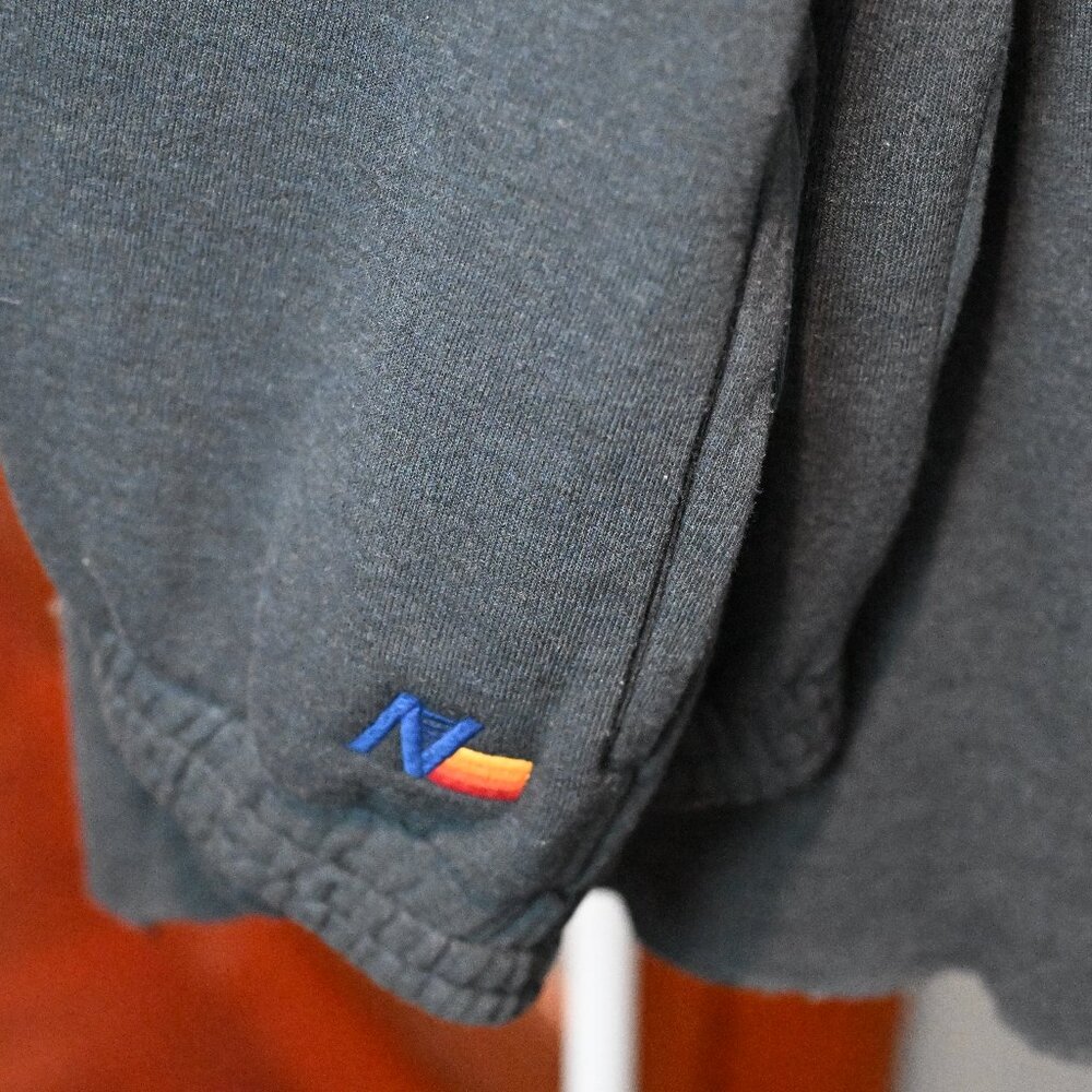 Aviator Nation Wide Leg Sweatpants Size XL Charcoal Grey